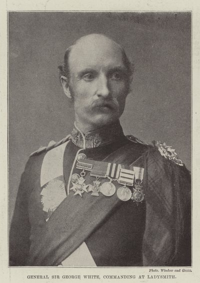 General Sir George White, comandante em Ladysmith de English Photographer