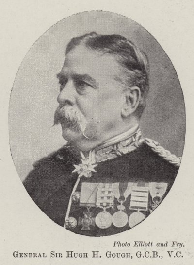 General Sir Hugh H Gough, GCB, VC de English Photographer