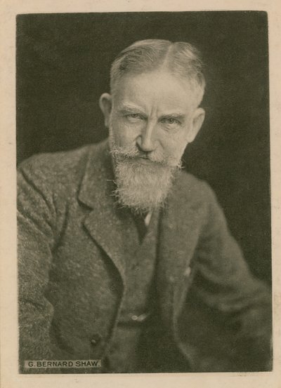 George Bernard Shaw, fotografia de English Photographer