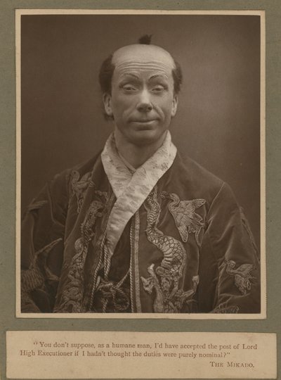 George Grossmith como Ko-Ko no Mikado de English Photographer