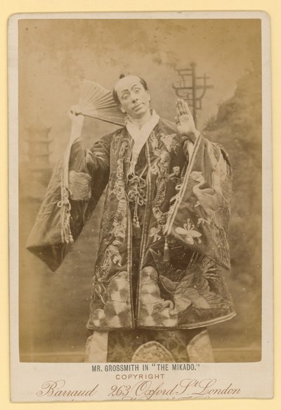 George Grossmith como Ko-Ko no Mikado de English Photographer