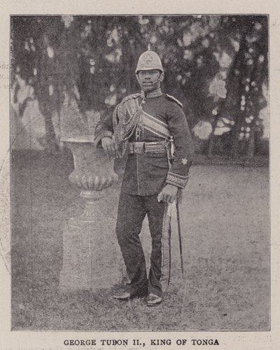 George Tubon II, rei de Tonga de English Photographer