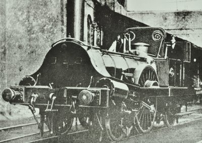 Great Eastern Railway (Londres & Blackwall seção) locomotiva tanque único motorista, 1860 de English Photographer