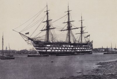 HMS St Vincent (foto a p/b) de English Photographer