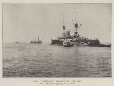 HMS vitorioso encalhado em Port Said de English Photographer