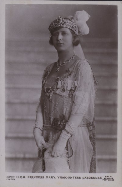 HRH Princesa Maria, Viscondessa Lascelles (foto a p/b) de English Photographer