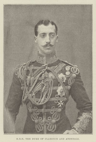 SAR o Duque de Clarence e Avondale de English Photographer