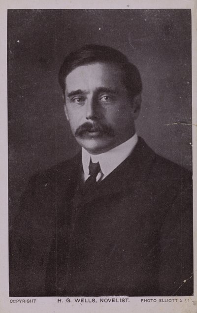 HG Wells (1866-1946), romancista inglês de English Photographer