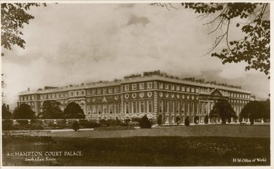 Hampton Court Palace, frentes sul e leste de English Photographer