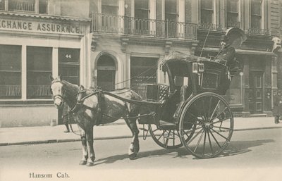 Hansom Cab, Londres de English Photographer