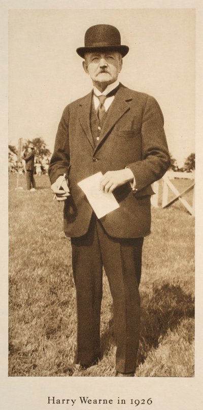 Harry Wearne em 1926 (foto sépia) de English Photographer