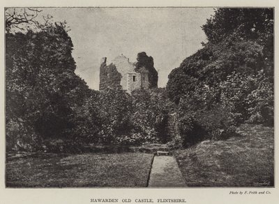 Castelo velho de Hawarden, Flintshire de English Photographer