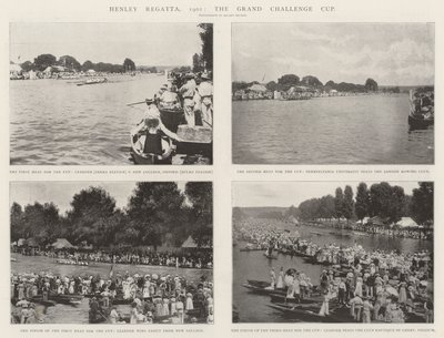 Henley Regatta, 1901, o Grand Challenge Cup de English Photographer
