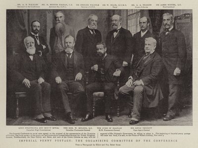 Imperial Penny Postage, o Comitê Organizador da Conferência de English Photographer