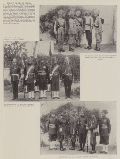 Tropas indianas na China de English Photographer