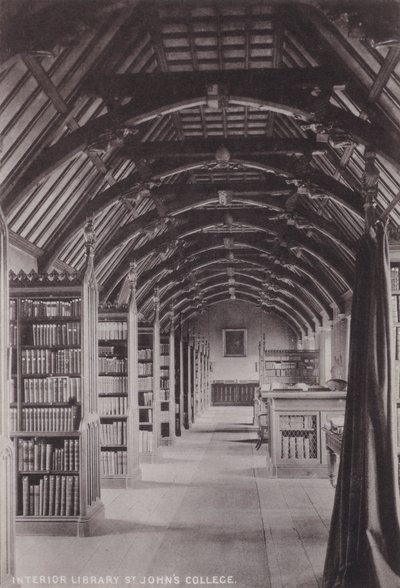 Interior Biblioteca St Johns College de English Photographer