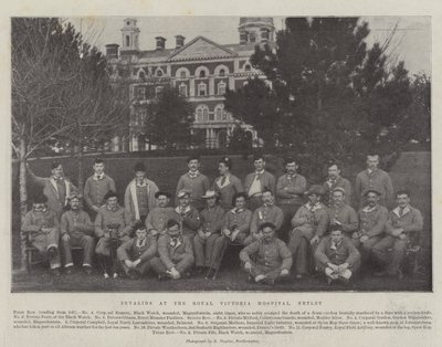Inválidos no Royal Victoria Hospital, Netley de English Photographer