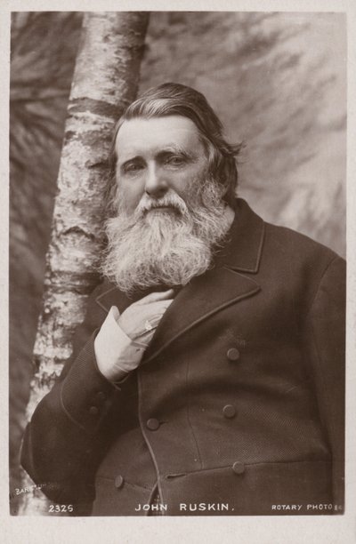 John Ruskin (1819-1900), escritor inglês, crítico de arte, artista e pensador social de English Photographer