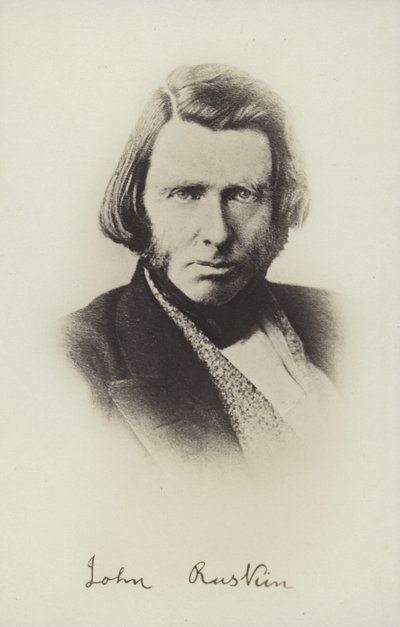 John Ruskin (1819-1900), escritor inglês, crítico de arte, artista e pensador social de English Photographer