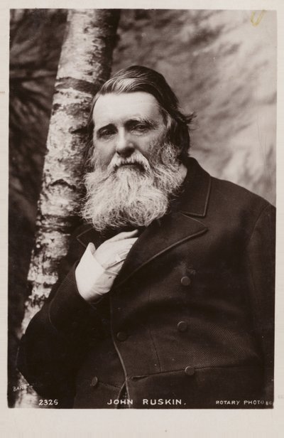 John Ruskin, escritor inglês, crítico de arte, artista e pensador social de English Photographer