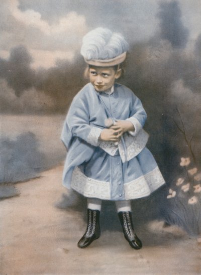 Rei George V quando criança, Sandringham, Norfolk, 1868 de English Photographer