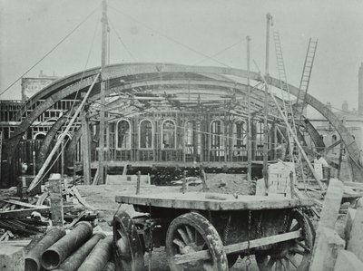 Estação Kings Cross: obras em andamento, 1862 de English Photographer