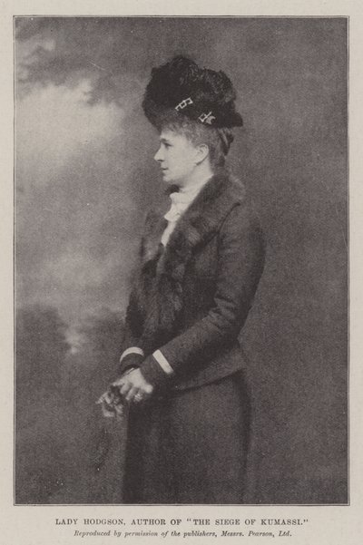 Lady Hodgson, autora do cerco de Kumassi de English Photographer