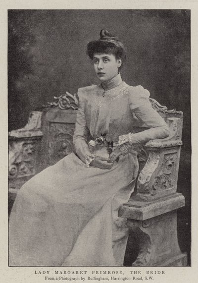 Lady Margaret Primrose, a noiva de English Photographer