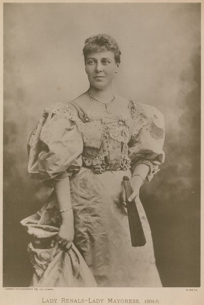 Senhora Renals - Lady Mayoress, 1894-95 de English Photographer