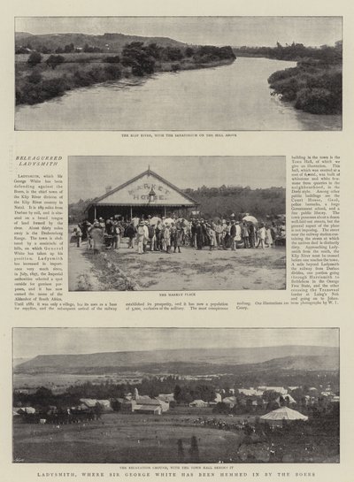 Ladysmith, onde Sir George White foi cercado pelos Boers de English Photographer