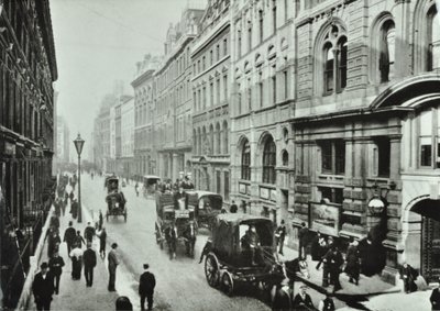 Leadenhall Street, cidade de Londres, 1895 de English Photographer