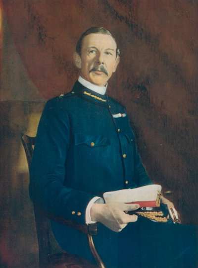 Tenente-General Sir HE Colvile, Comandante da 9ª Divisão da Força de Campo Sul-Africana de English Photographer