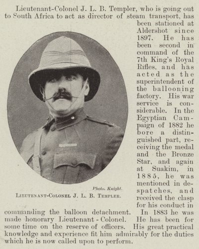Tenente-Coronel JLB Templer de English Photographer
