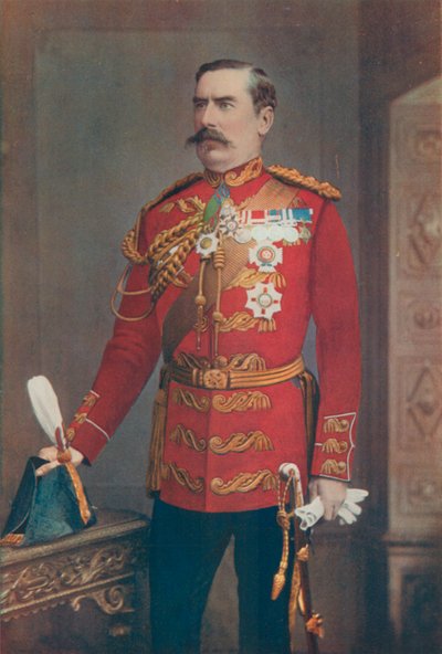 O tenente-general Sir Baker Creed Russel. Comando Distrito Sul de English Photographer