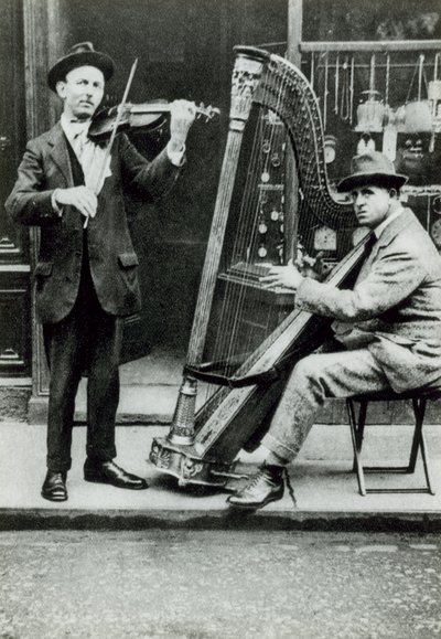Músicos de rua de Londres de English Photographer
