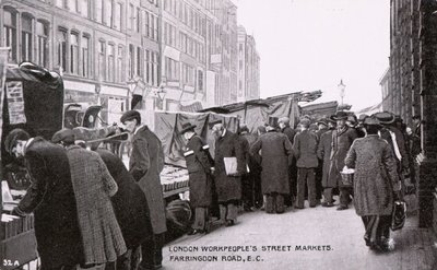 Mercados de rua das vilas de Londres de English Photographer