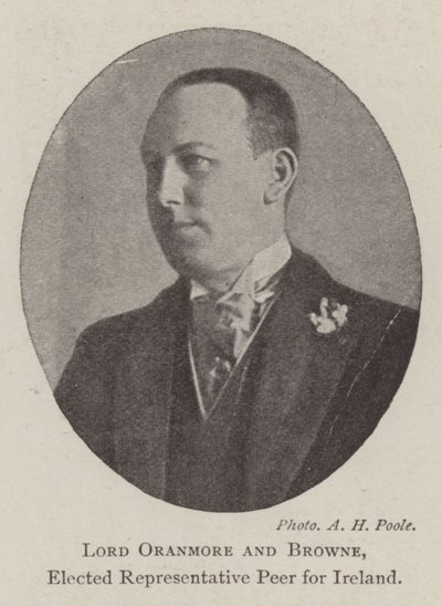 Lord Oranmore e Browne, representante eleito para a Irlanda de English Photographer