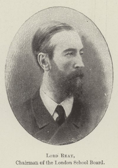 Lord Reay, Presidente do Conselho Escolar de Londres de English Photographer