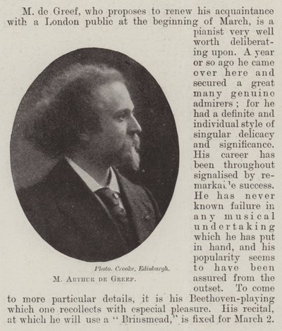 M Arthur de Greef de English Photographer