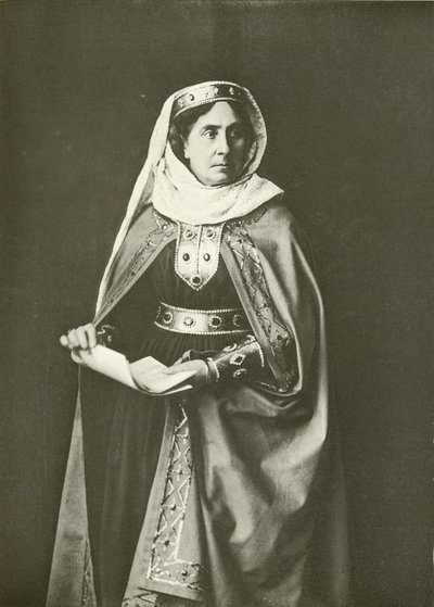 Madame Ristori como Lady Macbeth (gravura) de English Photographer