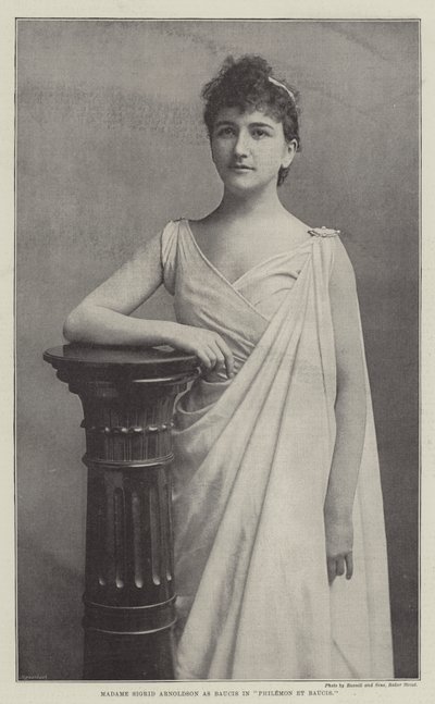 Madame Sigrid Arnoldson como Baucis em Philemon et Baucis de English Photographer