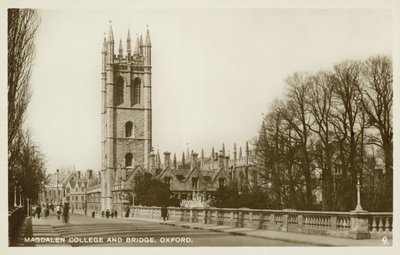 Magdalen College, Oxford (foto a p/b) de English Photographer