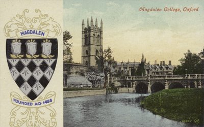 Magdalen College, Oxford (foto a cores) de English Photographer