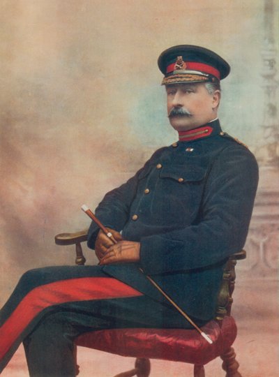 Major-General Charles Edmond Knox. Comandante da Décima Segunda Brigada, África do Sul de English Photographer