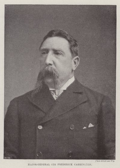 Major-General Sir Frederick Carrington de English Photographer