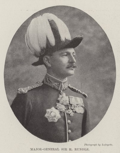 Major-General Sir H Rundle de English Photographer