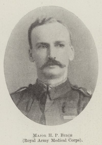 Major HP Birch, Corpo Médico do Exército Real de English Photographer