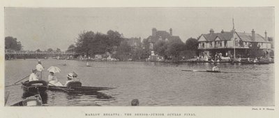 Marlow Regatta, final do Junior-Senior Scull de English Photographer