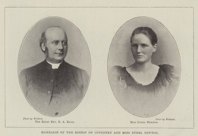 Casamento do Bispo de Coventry e Miss Ethel Newton de English Photographer