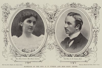 Casamento da Honorável GN Curzon e Miss Mary Leiter de English Photographer